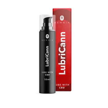 Hemnia LubriCann je intimní gel na vodní bázi vyvinutý pro okamžité zvlhčení, zvýšení pohodlí a zpříjemnění pocitů na vašich intimních partiích. Komfort je v této oblasti vším, proto je do receptury gelu přidáno CBD, které může jemně napomáhat uvolnění sv