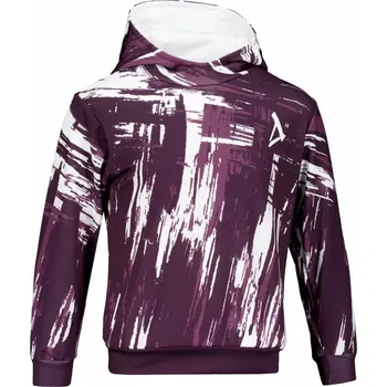 Chlapecká mikina Dětská funkční mikina premium ALTISPORT VOJ/ALK010MI01 FIALOVÁ/BÍLÁ 158