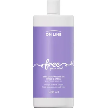 Koupelová kosmetika On Line Free Your Mind sprchový gel a koupelová kapalina, 900 ml