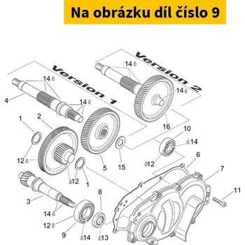 Motor pro motocykl Centauro Ložisko 25x52x15 KOYO 6205 C3 BK2C3255215