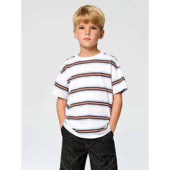Dětská móda Sinsay - Pruhované tričko - krémová - 916GE-01X - 916GE-01X-140