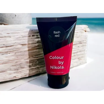 Barva na vlasy Colour by Nikola Barva na vlasy, FLASH RED středně červená, 120 ml