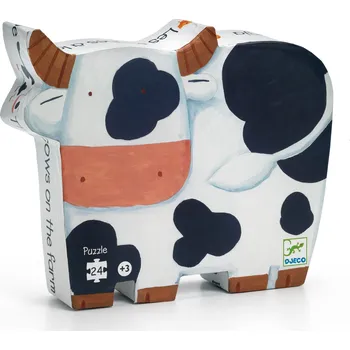 Puzzle DJECO puzzle Kravička - 24 pcs