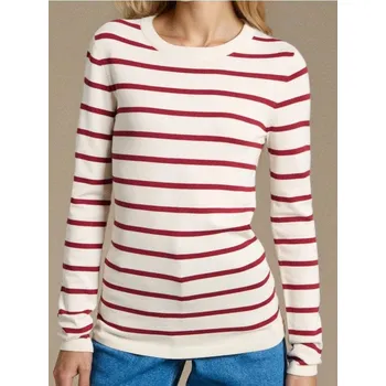 Dámský svetr Sinsay - Pruhovaný svetr - béžová - 232FJ-02X - 232FJ-02X-M