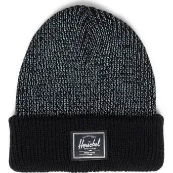 Čepice Herschel Dětská reflexní žebrovaná čepice Elmer - Black Reflective - Black Reflective