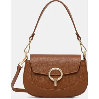 Kožená kabelka Answear.LAB 890.hak hnědá 89X, vel. ONE SIZE