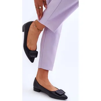 Dámské baleríny Klasické baleríny s zdobením černe Rivea 37