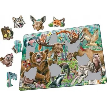 Puzzle Puzzle Šťastný les Selfi 42 dílků