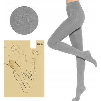 Dámské punčochy Hladké Punčocháče Wola 200 DEN šedé Ash, velikost M