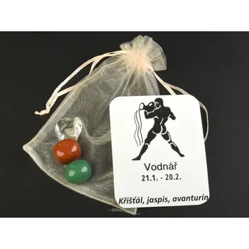 Přírodní kámen Sada kamenů pro znamení Vodnář