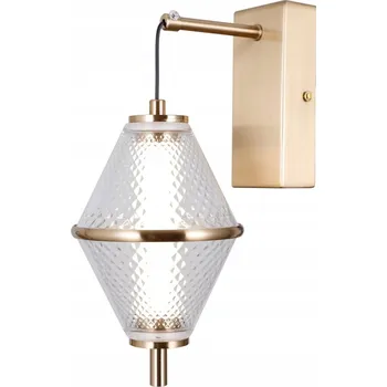 Nástěnné svítidlo Nástěnné svítidlo Italux zlaté s integrovaným LED zdrojem 5 W