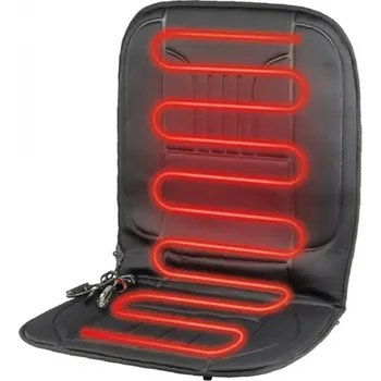 Potah sedadla Thermo Vyhřívací podložka na sedadlo do auta černá