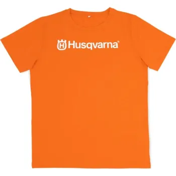Pánské tričko Tričko tílko T-shirt HUSQVARNA velikost L originální oranžové