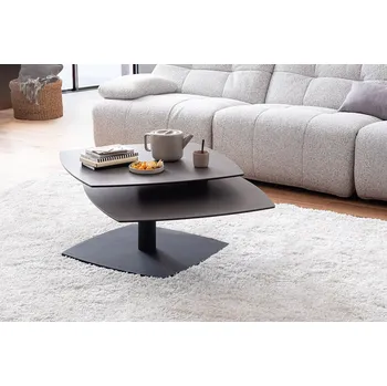 Konferenční stolek Konferenční stolek SUSAKI keramika antracit/kov černý mat