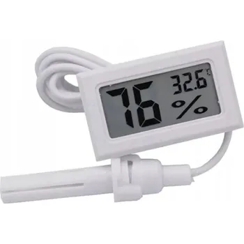 Domácí teploměr GALAXYFARM Mini Teploměr Vlhkoměr s externí sondou 1m