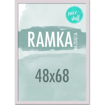 Obraz RÁMEČEK NA FOTOGRAFIE 48x68 RÁMEČKY NA FOTOGRAFII 68x48 MDF LEVANDULOVÝ PUDROVÝ FIALOVÝ