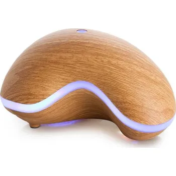 Aroma difuzér Elegantní mlhový difuzér v dřevěném dekoru s volitelným barevným proužkem