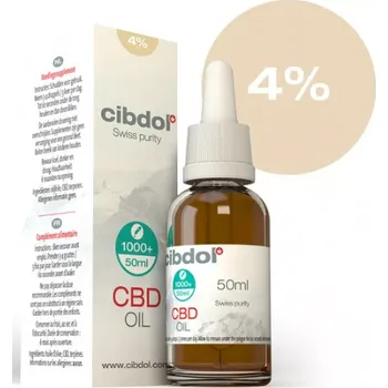 CBD 4% CBD olej Cibdol patří k nejsilnějším a nejčistším CBD olejům na současném trhu. Je vyroben z nejlepšího přirozeně pěstovaného konopí a neobsahuje žádné chemikálie ani přísady. Na rozdíl od konopí je CBD olej Cibdol 100% nepsychotropní.