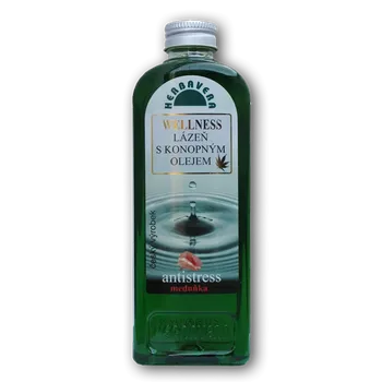 Koupelový olej Konopná olejová lázeň s panthenolem má blahodárný účinek na nervovou soustavu při vnitřním nepokoji, tělesném a duševním přetížení.