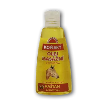 Masážní přípravek Masážní olej s kaštanem koňským a kostivalem je určen pro masáže svalů, šlach a kloubů.