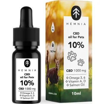 CBD Chcete-li poskytnout svému mazlíčkovi optimální podporu, jsou zde CBD kapky v lososovém oleji s koncentrací 10 % CBD. Olej je speciálně vytvořen pro zvířata, aby jim poskytl všechny příznivé účinky CBD a doplnil je o výhody lososového oleje s omega 3 a 6 
