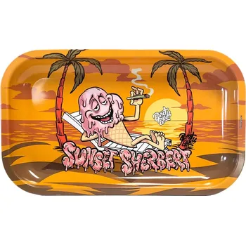 Dlouhý kovový rolovací tác od firmy Best Buds.