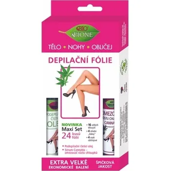 Depilační fólie od BIONE slouží k rychlému a efektivnímu odstranění chloupků z nohou, rukou i obličeje.