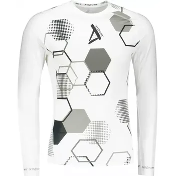 Pánské funkční kompresní tričko premium ALTISPORT VOJ/ALM037TR03 BÍLÁ XXXL