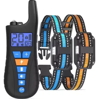 Obojek pro psa TopTechnology Vodotěsný elektrický obojek proti štěkání pro psy s dálkovým ovládáním