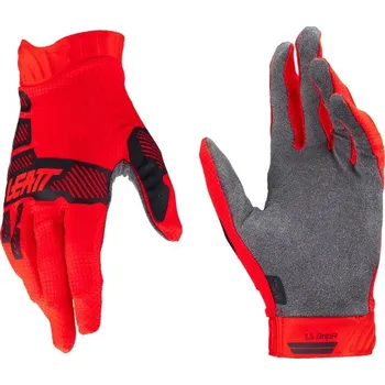 Moto rukavice OFFROAD JUNIORSKÉ RUKAVICE LEATT MOTO 1.5 ČERVENÉ (M)