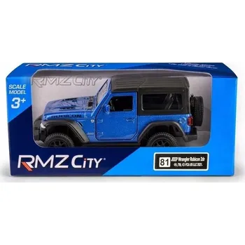 autíčko Jeep Wrangler Rubicon 2dv. Modrý RMZ