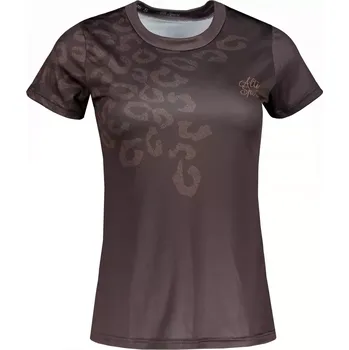 Dámské tričko Dámské funkční triko premium ALTISPORT VOJ/ALW047TR01 TMAVĚ HNĚDÁ XL