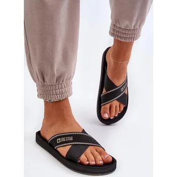 Dámské žabky Dámské pantofle Big Star Black Velikost: 36