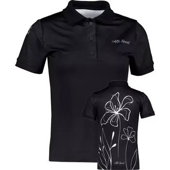 Dámské funkční tričko s límečkem premium ALTISPORT VOJ/ALW075TR05 BLACK XXXL
