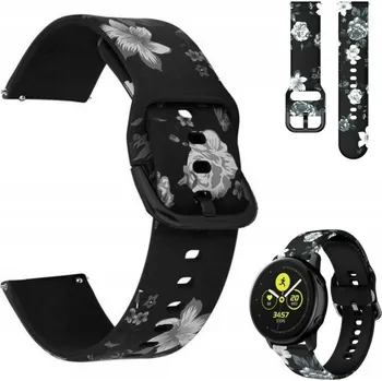 Řemínek na hodinky SILIKONOVÝ ŘEMÍNEK PRO POLAR IGNITE / IGNITE 2 / IGNITE 3 / UNITE / PACER 20MM