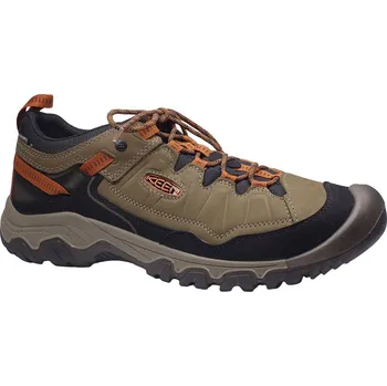 Pánská treková obuv Turistická obuv pro středně náročný terén, Keen, Targhee IV WP Wide M, khaki/černá: Černá Ano Nubuk, velur (semiš) 32,8 49 EU (F) 48 H - rozšířená (30542-30544)