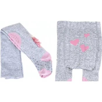 Dívčí oblečení Dětské punčocháče YOCLUB šedé bavlna velikost 86