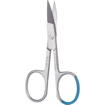 Jednorázové nůžky na nehty špičaté 95 mm, kovové, 25 ks