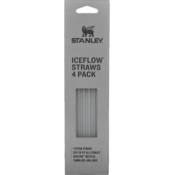 Termohrnek STANLEY brčka/slámky náhradní Iceflow Flip Straw Tumbler 1.0 slámky - náhradní set 4 kusů čirá