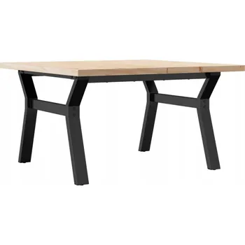 Konferenční stolek Dřevěný konferenční stolek Y 80x80x45,5 cm borovice rustikální