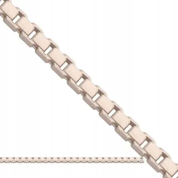 Řetízek Moderní kostka z bílého zlata 585 řetízek univerzální 0.97g R42 14kt