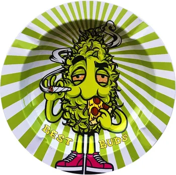 Popelník Kovový popelník od firmy Best Buds.