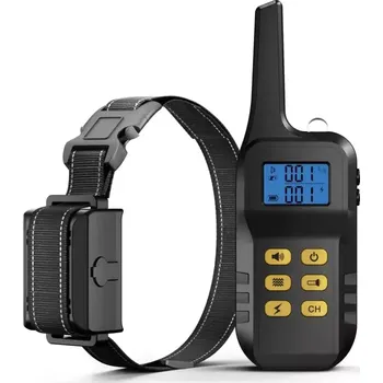 Obojek pro psa TopTechnology Voděodolný elektrický výcvikový obojek pro psy s dálkovým ovládáním 1000m