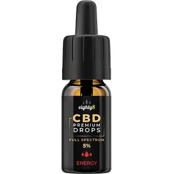 Zdraví Vodou ředitelné fullspectrum 5% CBD kapky s extraktem ze zeleného čaje a zázvoru.