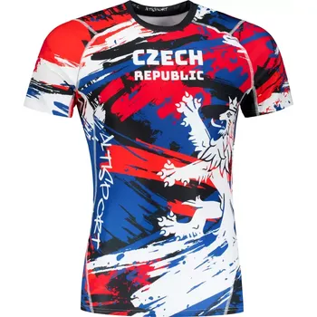 Pánské tričko Pánské funkční kompresní triko s krátkým rukávem premium ALTISPORT VOJ/ALM036TR04 CZECH S