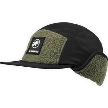 Čepice Čepice MAMMUT Fleece Cap black-dark marsh - L-XL