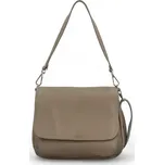 Stylová dámská kožená crossbody kabelka Keolla, taupe