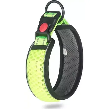 Obojek pro psa TopTechnology Obojek pro psy Honeycomb Net fluorescenční zelená S
