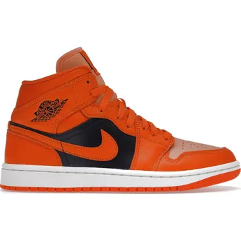 Dámská móda Air Jordan 1 Mid Orange Black (W) Velikost: 38.5 DM3381-600