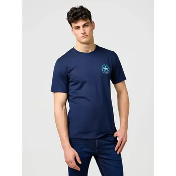 WRANGLER® PÁNSKÉ TRIKO SMALL GRAPHIC - NAVY 3XL
